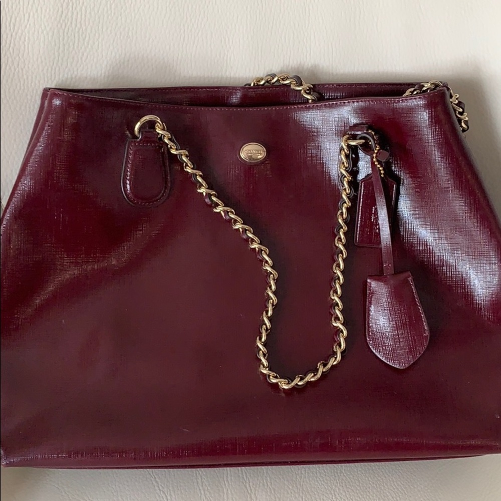 Burgundy Coach Purse!